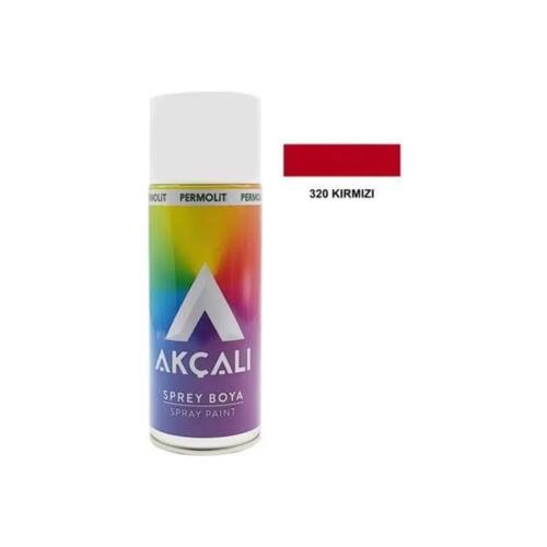 AKÇALI SPREY BOYA KIRMIZI 320 400ML-AS0320