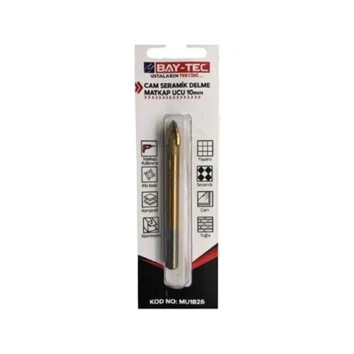 BAYTEC CAM SERAMİK DELME MATKAP UCU 10MM (MU1826)