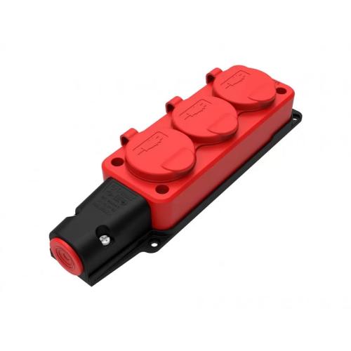 BEMİS GRUP PRİZ 3 LÜ 1*16A KIRMIZI IP54 (BV6-1402-3613)