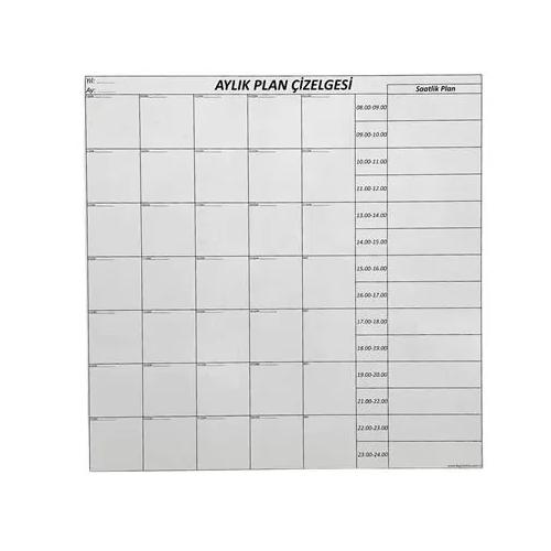 Buffer® Aylık Planlayıcı Manyetik Duvar Stickerı Takvim Plan Çizelgesi