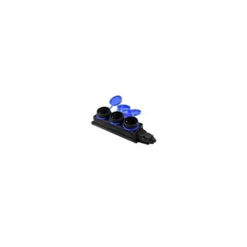 MASTER MONOFAZE KAUÇUK KAPAKLI PRİZ 3\'LÜ (505462)