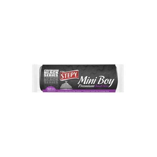 STEPY BLACK EKONOMİK MİNİ BOY ÇÖP TORBASI*50