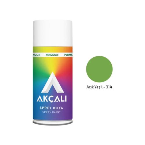 AKÇALI SPREY BOYA AÇIK YEŞİL 314 400ML-AS0314