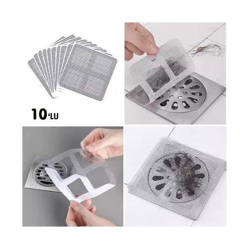 BUFFER® 10'lu Banyo ve Mıutfak Lavabo Koku Önleyici ve Haşere Böcek Önleyici Gider Filtresi